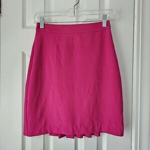 Forever 21 Fuchsia Pleated Mini Skirt